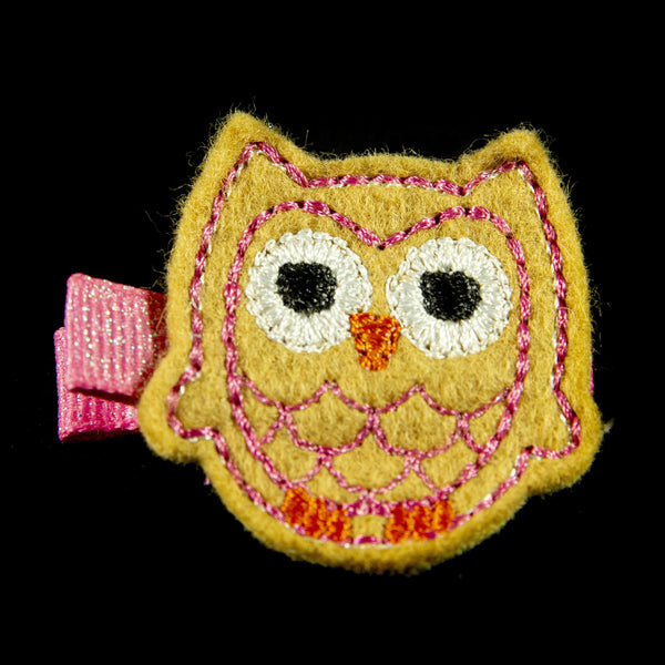 Owl Felt Hair Clippe