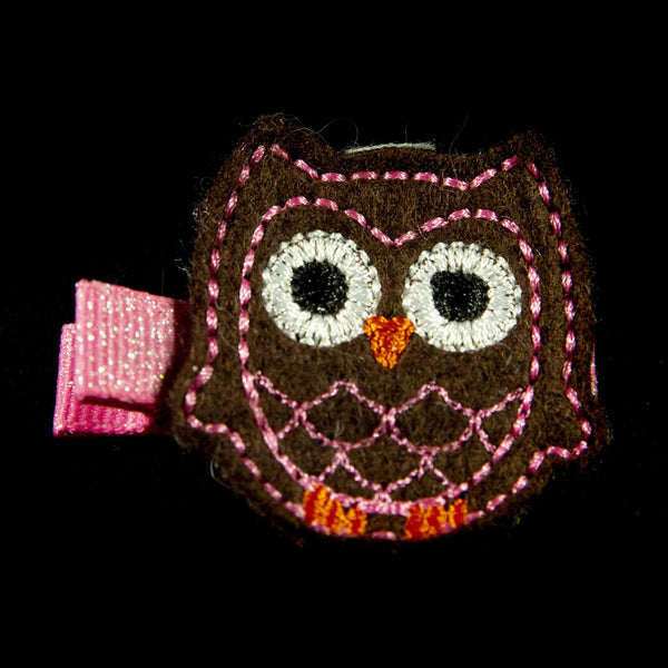 Owl Felt Hair Clippe