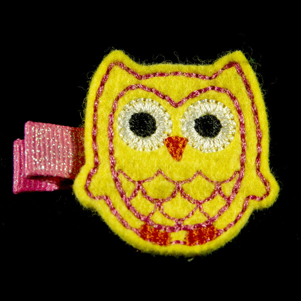 Owl Felt Hair Clippe