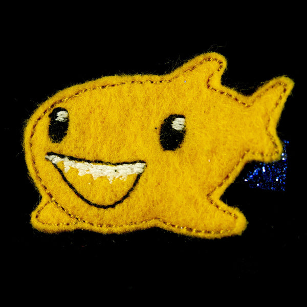 Goldfish Felt Hair Clippe