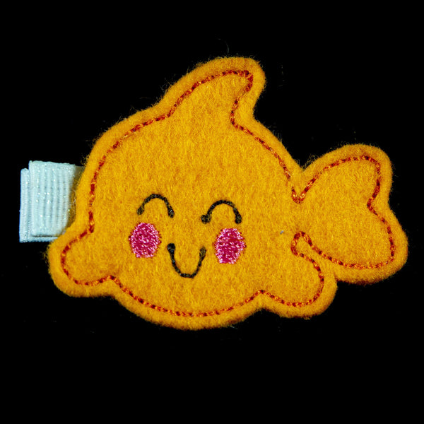 Goldfish Felt Hair Clippe