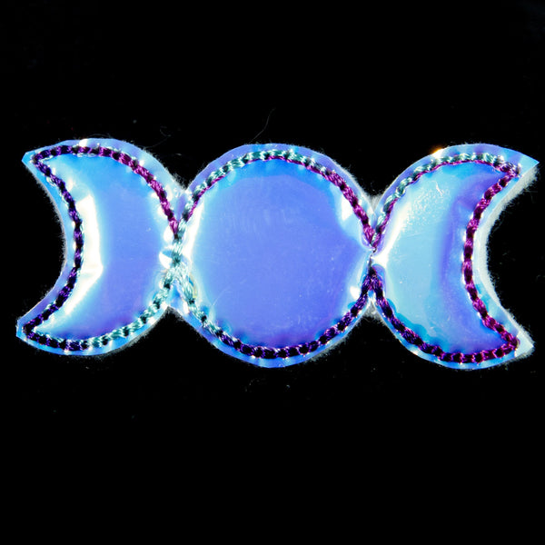 Triple Moon Felt Hair Clippe