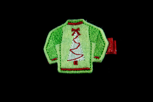 Christmas/Winter Holiday Themed Hair Clippe