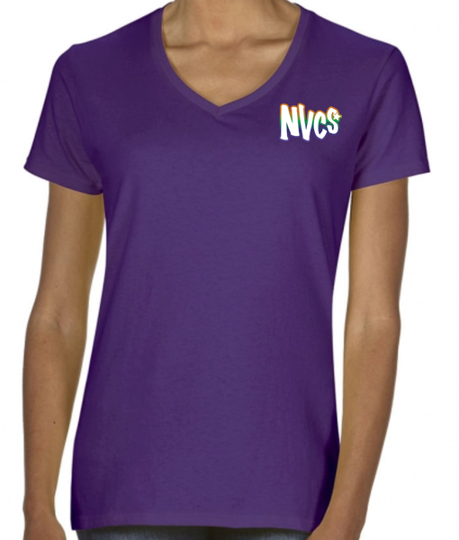 NVCS Short Sleeve V-Neck T-Shirt Adults