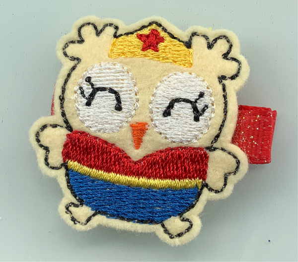 Super Owls Hair Clippe