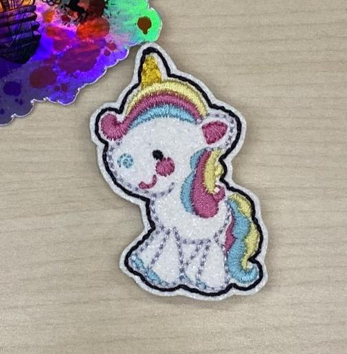 Unicorns Felt Hair Clippe