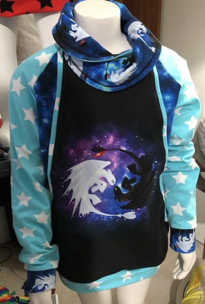 Adult Wanderlust Hoodie *Special Order* Front Pocket, Cowl Neck or Hoodie