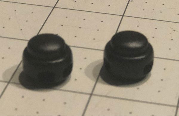 Mini Drum Cord Lock 3/32 Inch Black