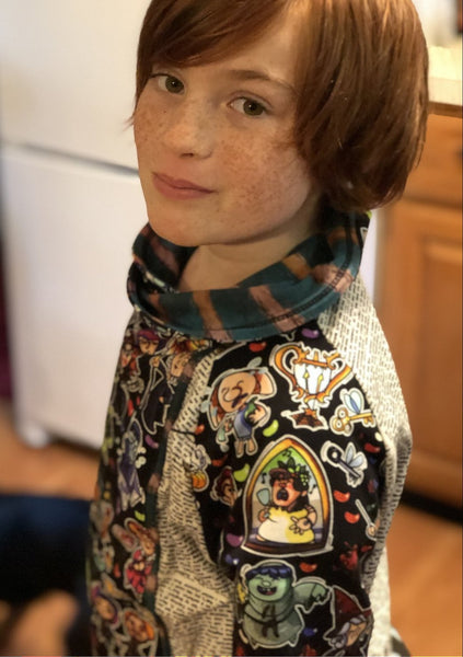 Kids Wanderlust Hoodie *Commission* Front Pocket, Cowl Neck or Hoodie