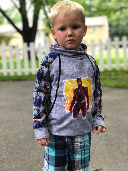 Kids Wanderlust Hoodie *Commission* Front Pocket, Cowl Neck or Hoodie