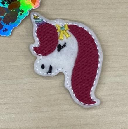 Unicorns Felt Hair Clippe