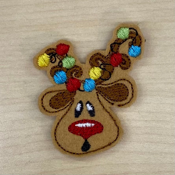 Christmas/Winter Holiday Themed Hair Clippe