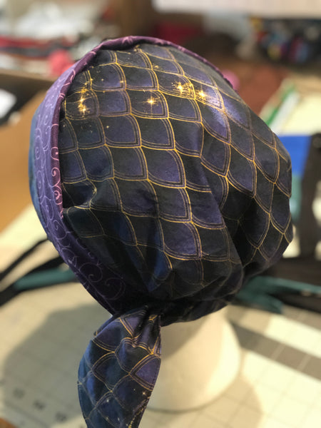Reversible Scrub Cap with Ties **Custom Order**