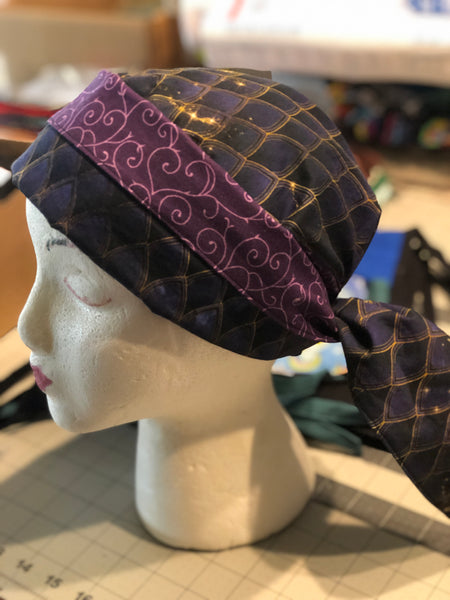 Reversible Cotton Scrub Cap. In Stock