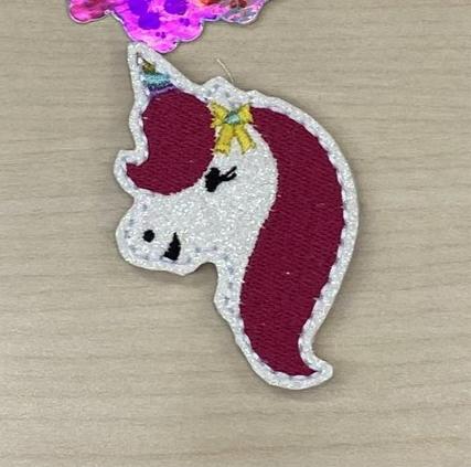 Unicorns Felt Hair Clippe