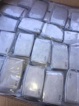 Filter for Masks. Activated carbon DISPOSABLE INSERT - PM2.5 - 5 Layer